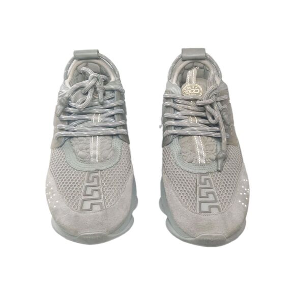 Versace Chain Reaction Sneakers Mens Shoes Size 42, US 9 Gray main image 13